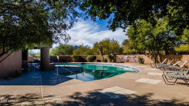 Skyranch pool from the gate