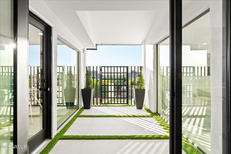 Gated Front Walkway