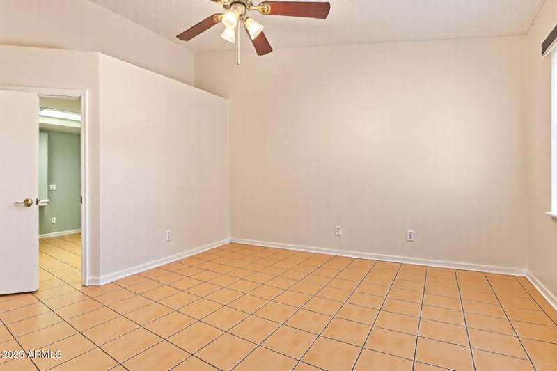 Bedroom Virtually staged empty