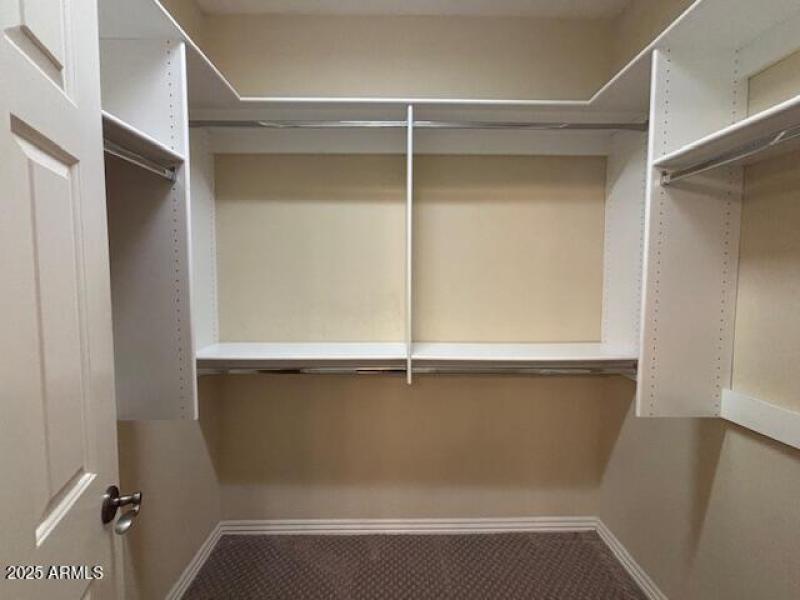 Large walk in closet