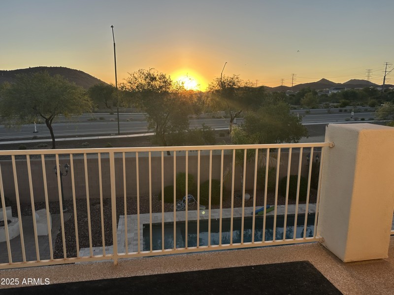 Balcony Sunset