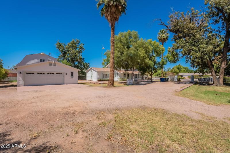 Garage and Yard