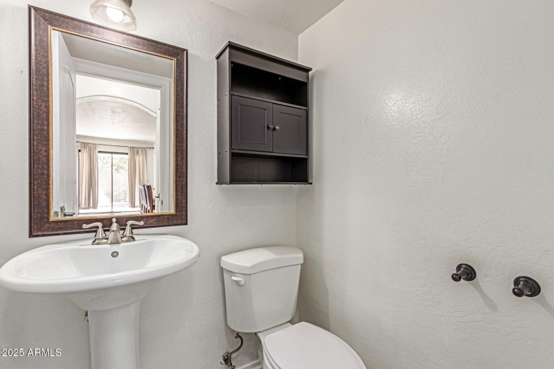 Convenient Downstairs Powder Room
