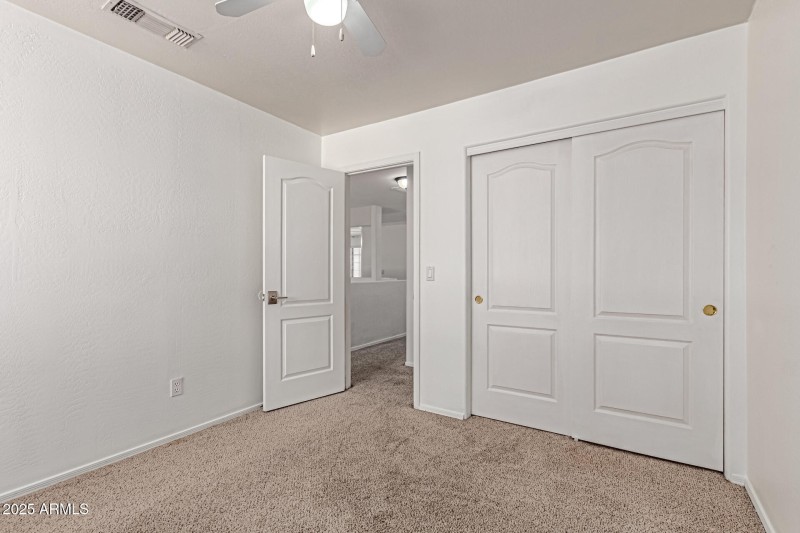 Bedroom with Ample Closet Space