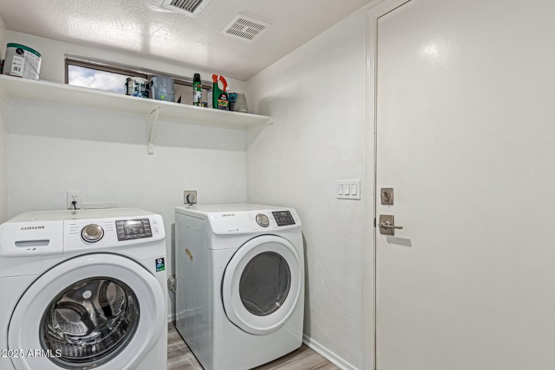 Convenient Laundry Room