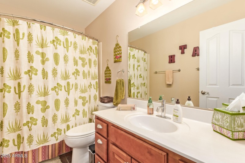 Hallway bathroom
