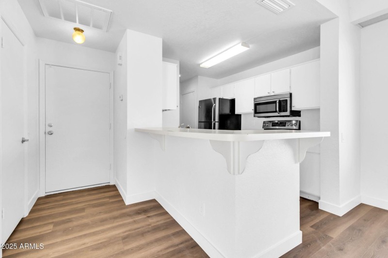 Room for bar stools