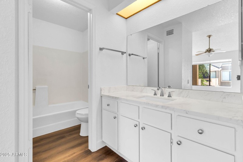 Updated bathroom