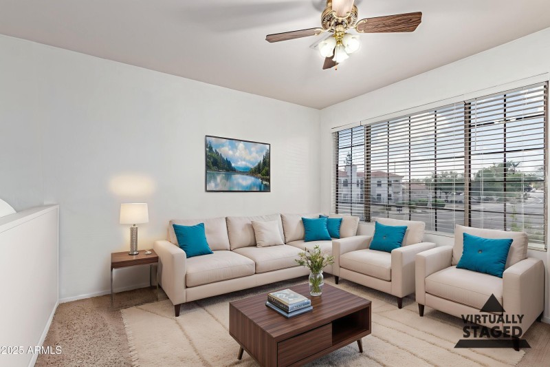 Virtually Staged Loft Space