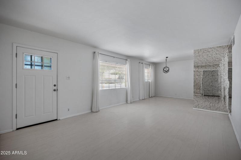 Front living & dining rooms