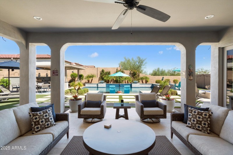 Covered Rear Patio