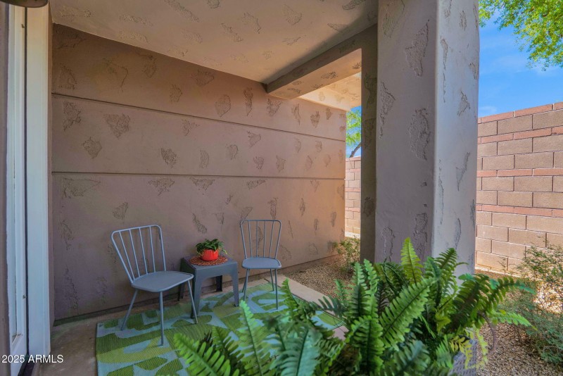 Back patio