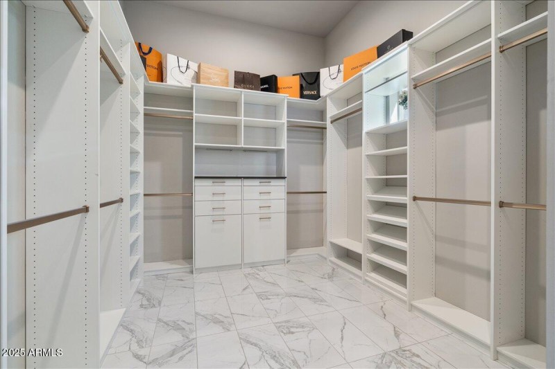 Primary Walk in Closet