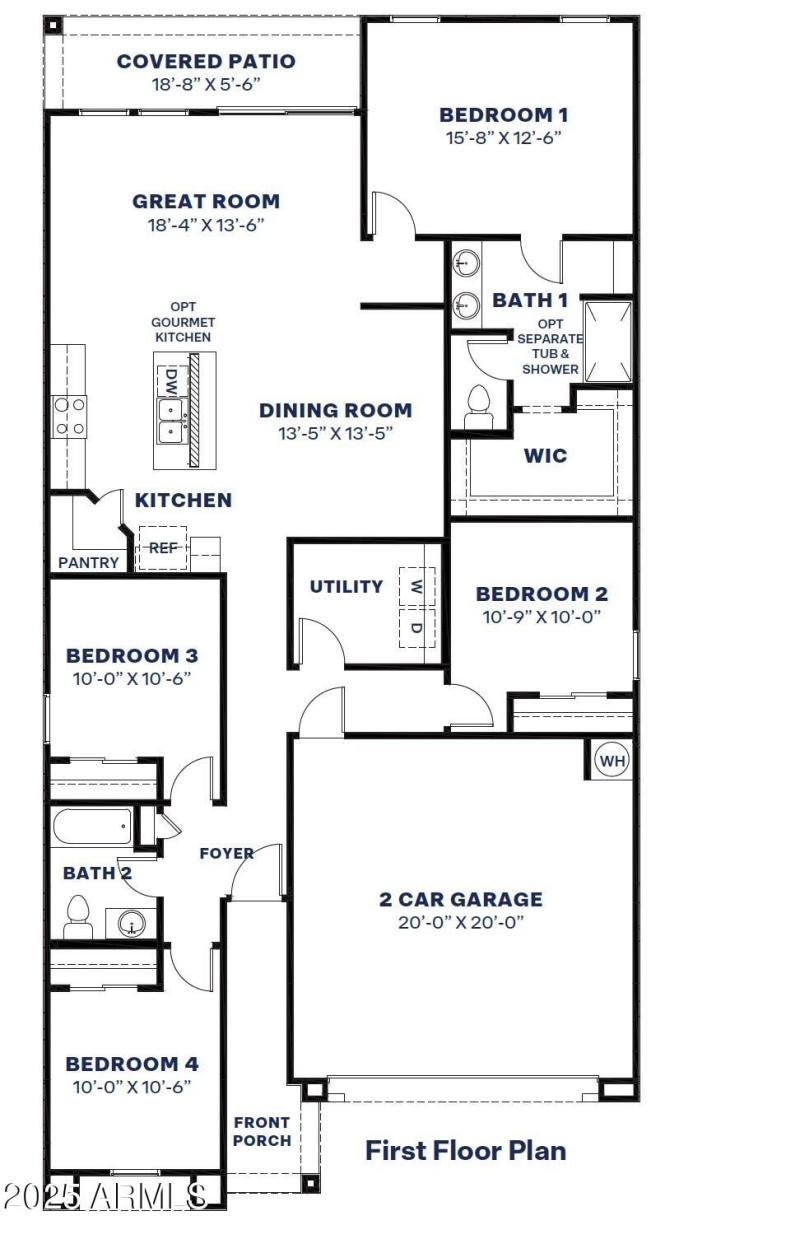 Del Rio Ranch, Easton 1,697 SF 4Bedroom