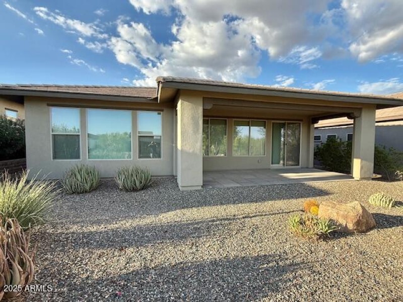 Rear View, Patio