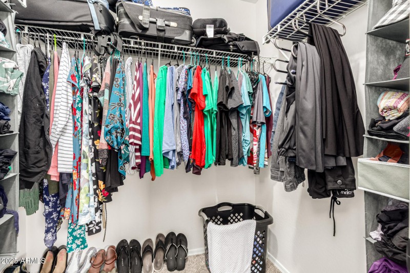 Bedroom 3 walk in closet