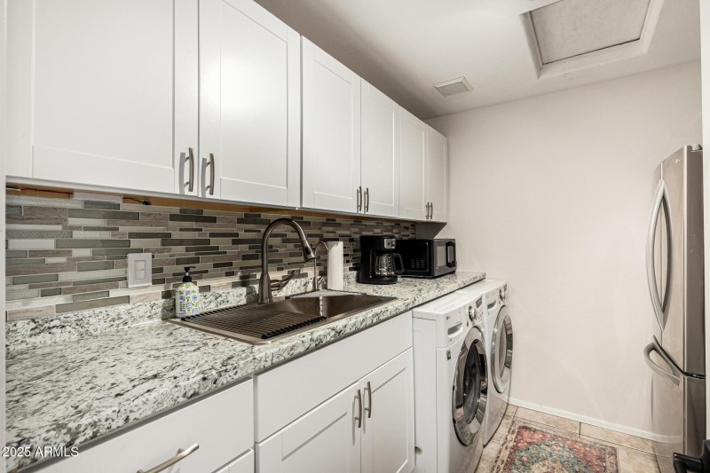 Upstairs Laundry/Kitchenette