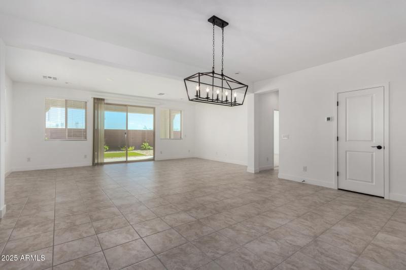 Looking into the living area