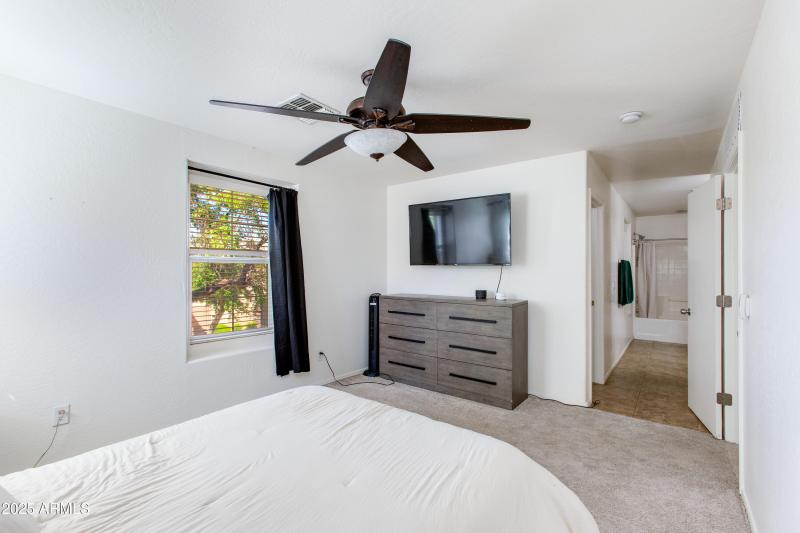 Primary bedroom layout