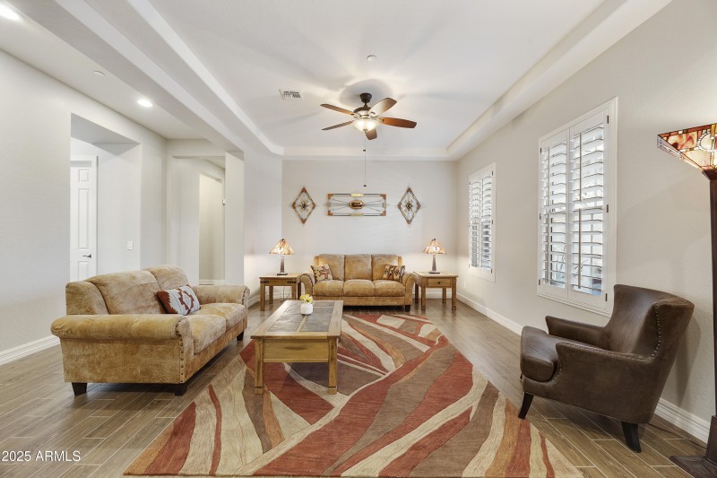 Tray ceilings!
