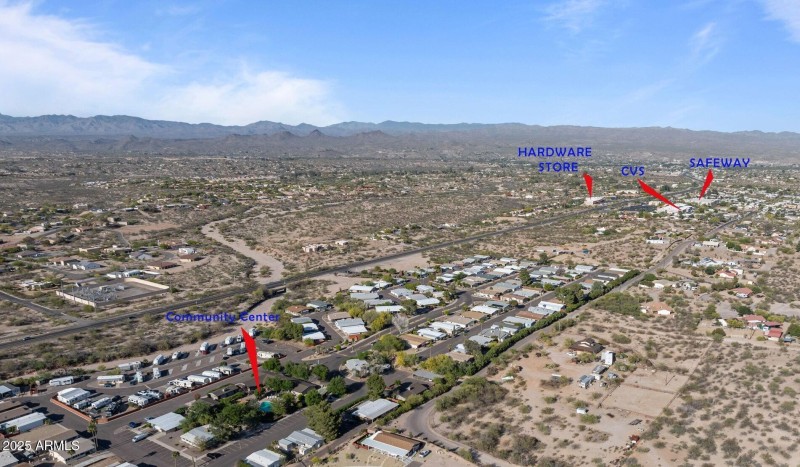 2501 W Wickenburg Way #362 Aerial with l