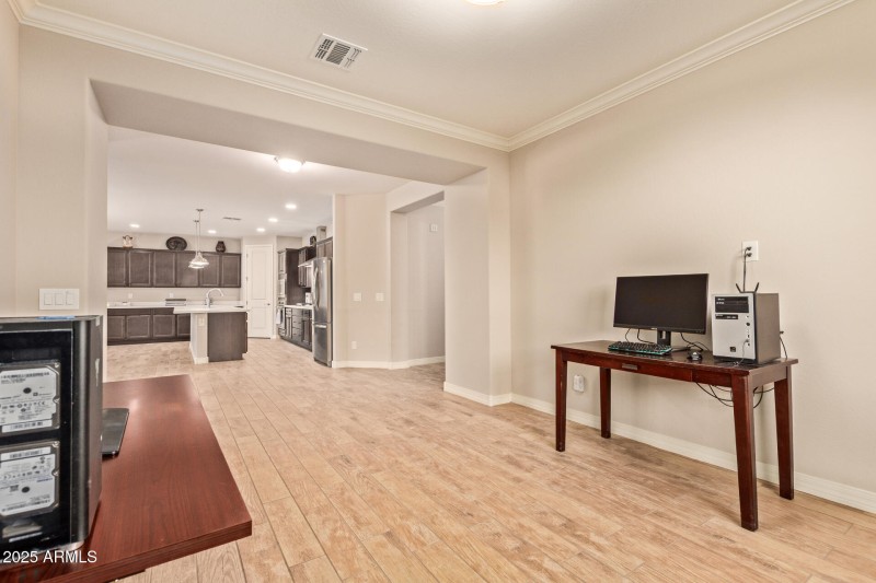 Formal Dining to Kitchen View