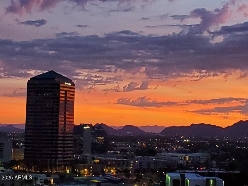 34 Sunrise with building