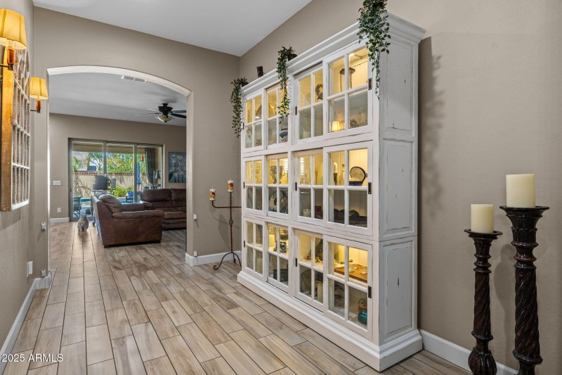 Hallway to family room