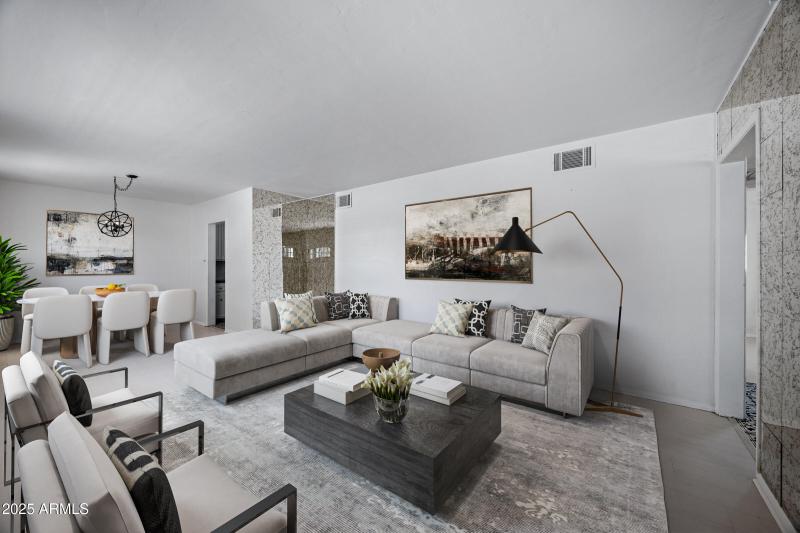 Combo Living & Dining Rooms