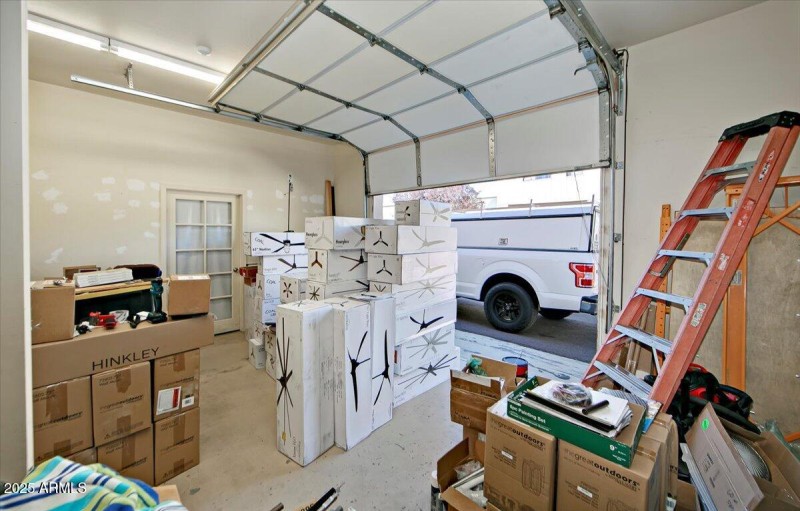 Unit A garage door access