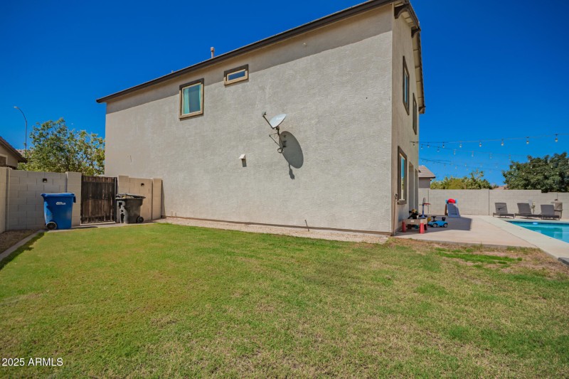 Backyard - Side yard