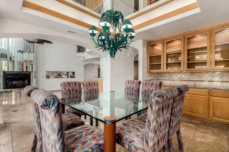 Fomal Dining Room | Custom Chandelier