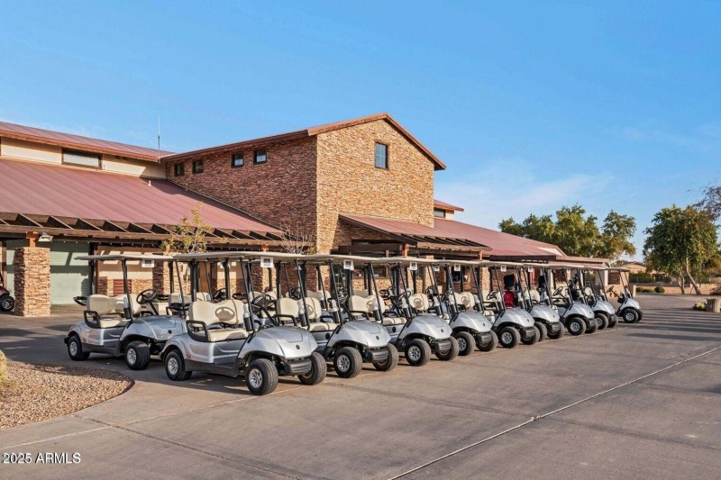Golf club house