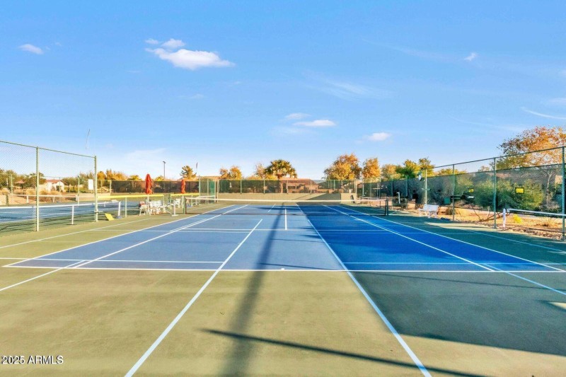 Tennis courts