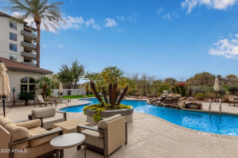 Landmark pool overlooking Westin golf co