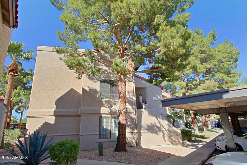 Front of building