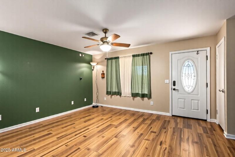 Living Room Virtually Staged Empty