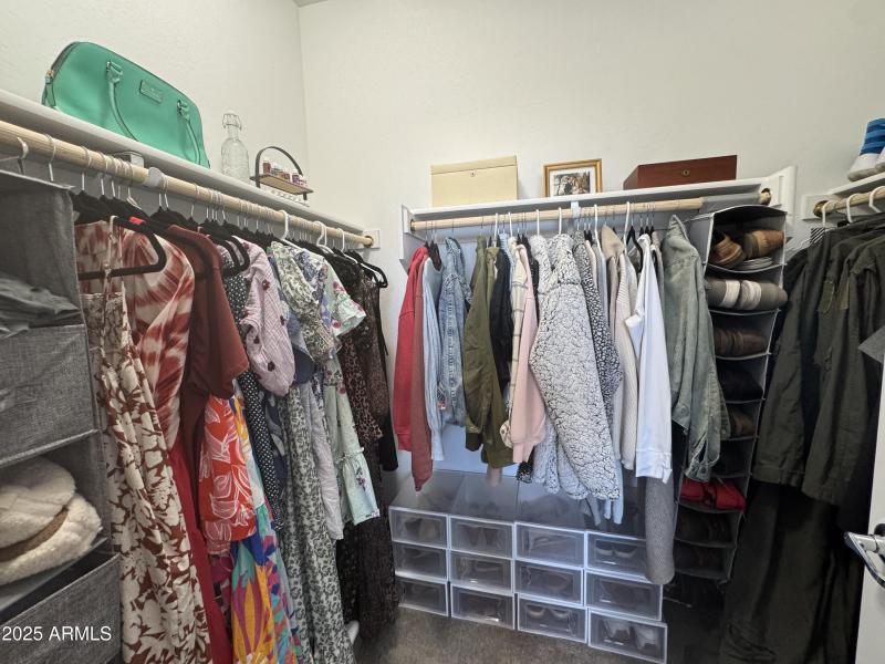 Spacious Walk-In Closet