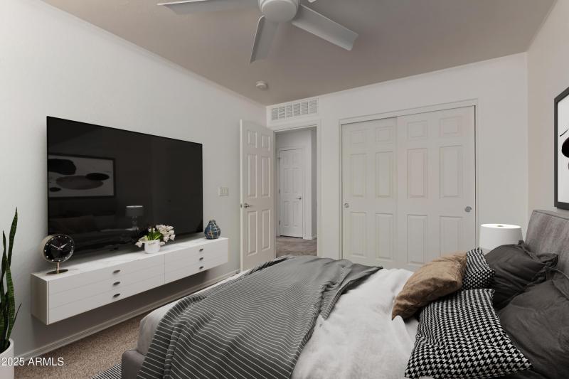 Virtually Staged - Bedroom 3