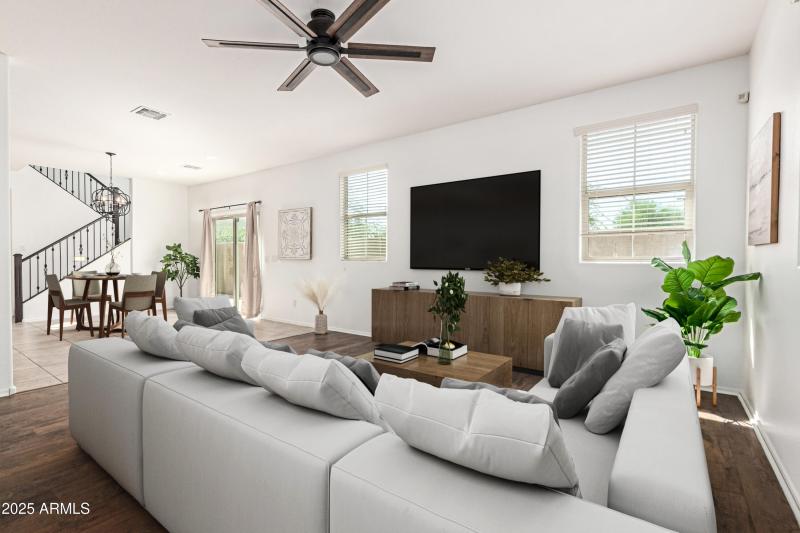 Virtually Staged - Living Room