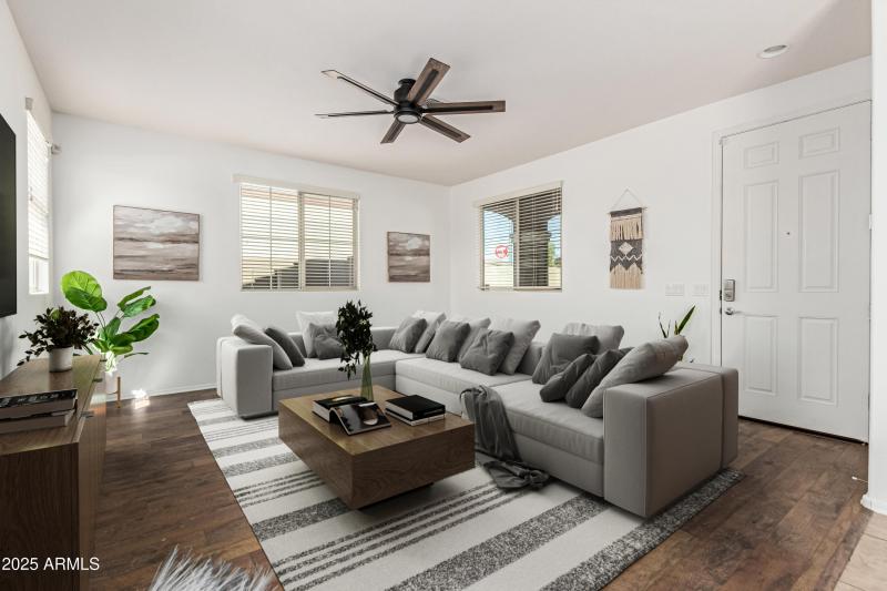 Virtually Staged - Living Room