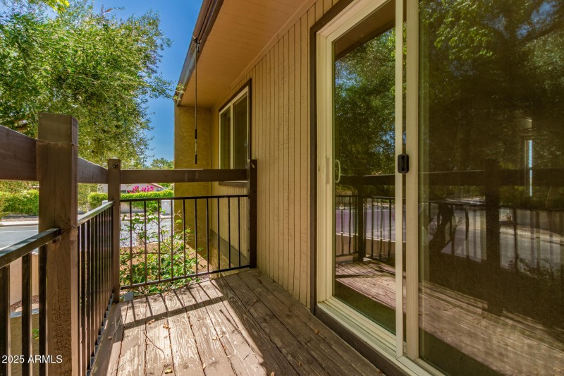 Upstairs Balcony