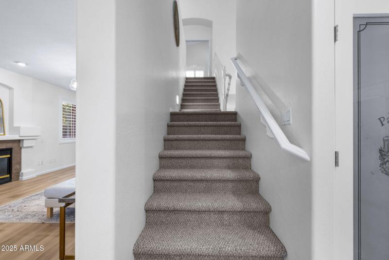 Stairs from Kitchen