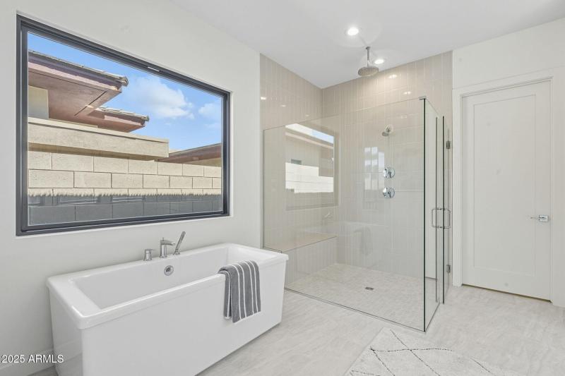 Primary Bath Rainhead Shower