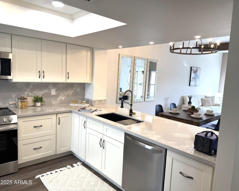 Pass through kitchen