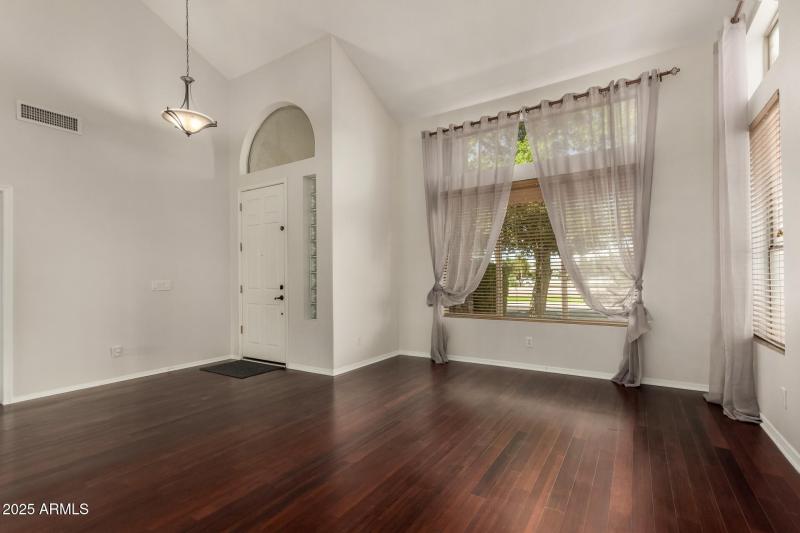 Foyer and Living Room