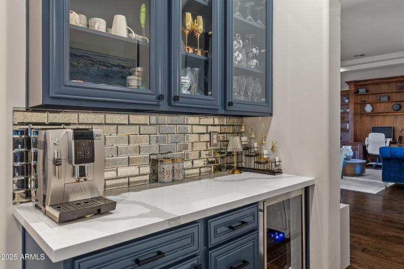 Coffee Bar adjacent to Kitchen