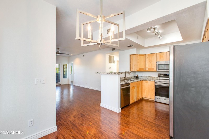 View in from Dining Area