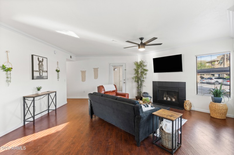 Wood Burning fireplace