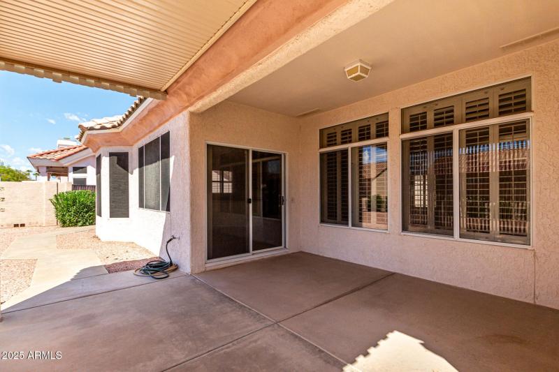 Patio cover has been extended